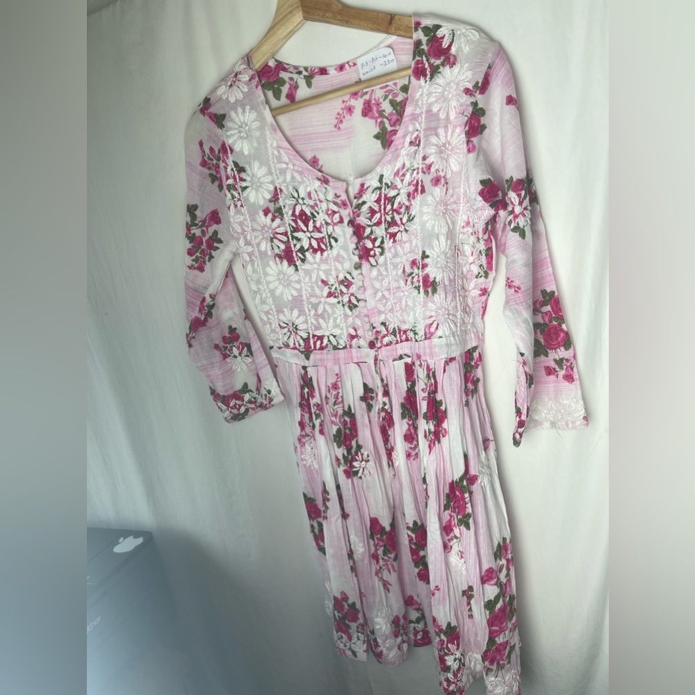 Floral Dress Cotton Tuinc Sz XS